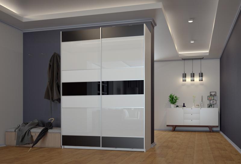 Шкаф-купе Милан-12 вариант 2