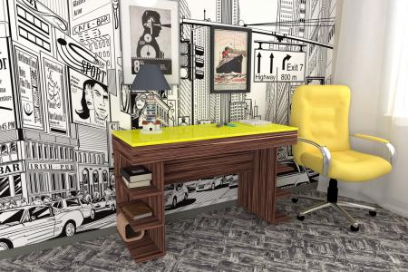 Письменный стол Лайн-32 вариант 3