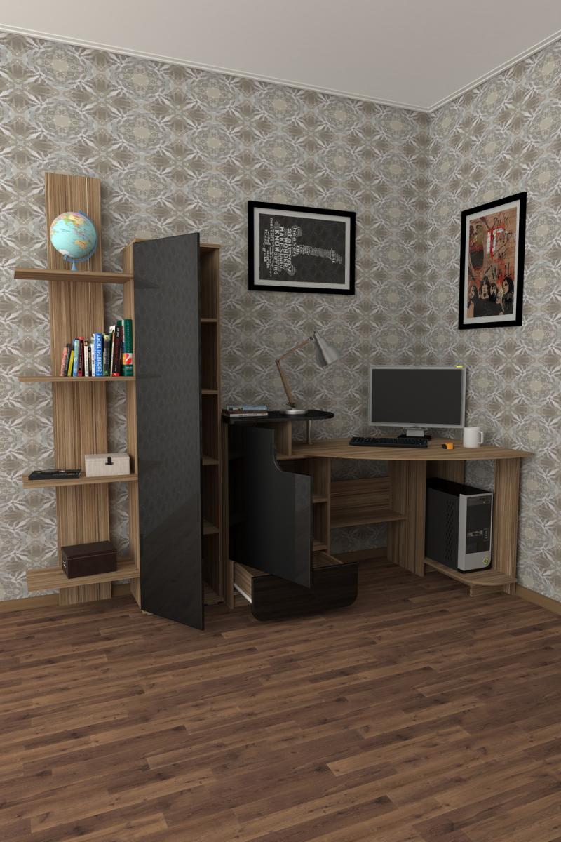 Компьютерный стол Лайн-43 вариант 4