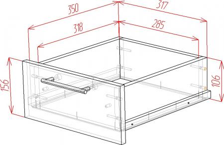 Комод Омега-10 вариант 3