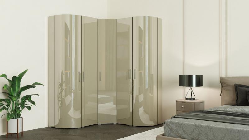 Радиусный шкаф Алексa-17 вариант 1