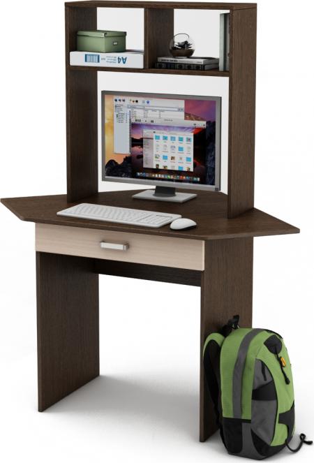 Угловой стол Нео-Я с надстройкой вариант 3