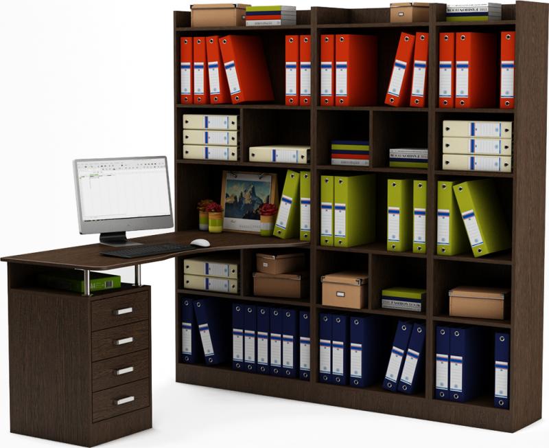 Стол-стеллаж Маунт-1864 вариант 4