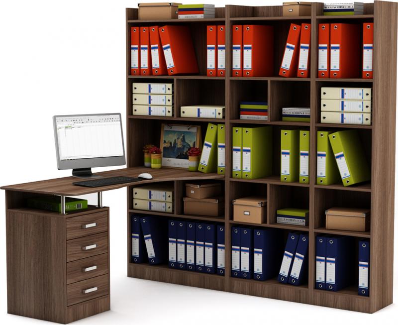 Стол-стеллаж Маунт-1864 вариант 5