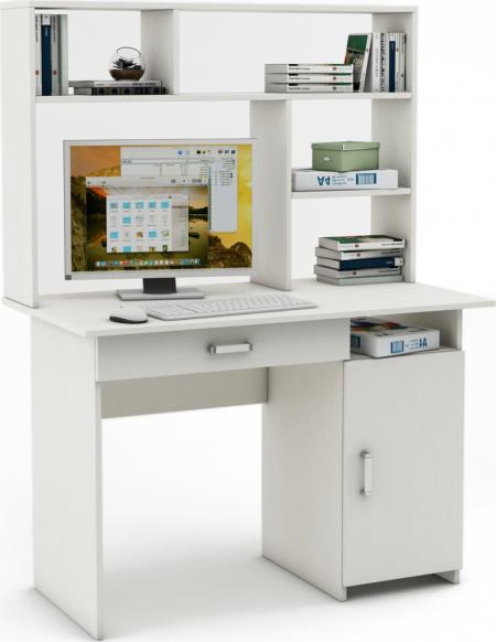 Письменный стол Нео-3Я с надстройкой вариант 1