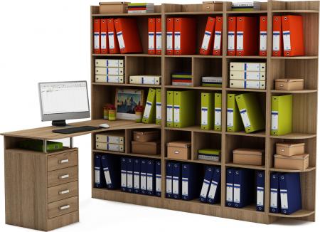 Стол-стеллаж Маунт-18643 вариант 1