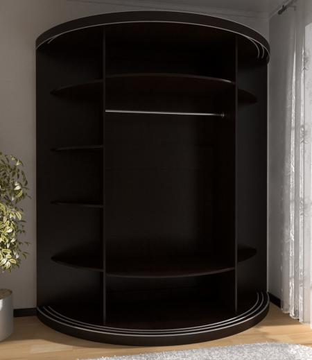 Радиусный шкаф-купе Лайн-10 вариант 2