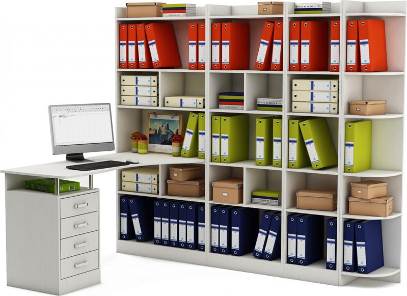 Стол-стеллаж Маунт-18643 вариант 3