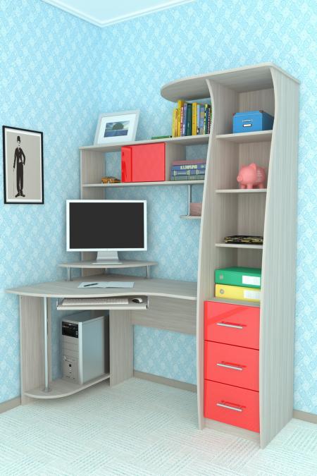 Компьютерный стол Лайн-21 вариант 3