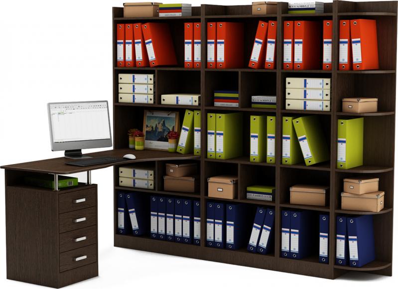 Стол-стеллаж Маунт-18643 вариант 4