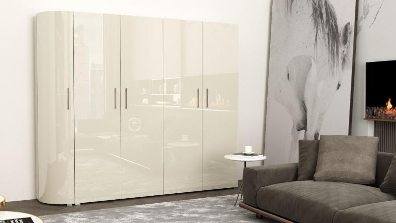 Радиусный шкаф Алексa-9 вариант 1