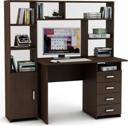 Уголок школьника Нео-5 с надстройкой вариант 2