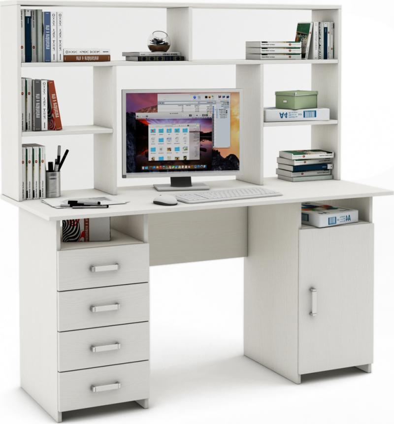 Письменный стол Нео-8 с надстройкой вариант 2