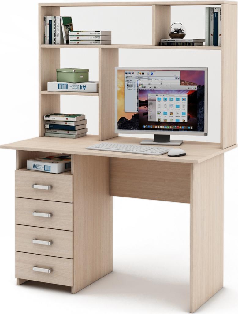 Письменный стол Нео-4 с надстройкой вариант 1