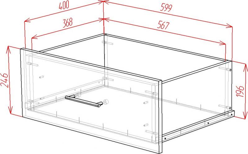 Комод Омега-21 вариант 4