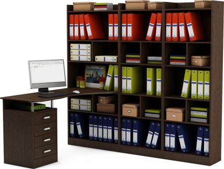 Стол-стеллаж Маунт-1866 вариант 3