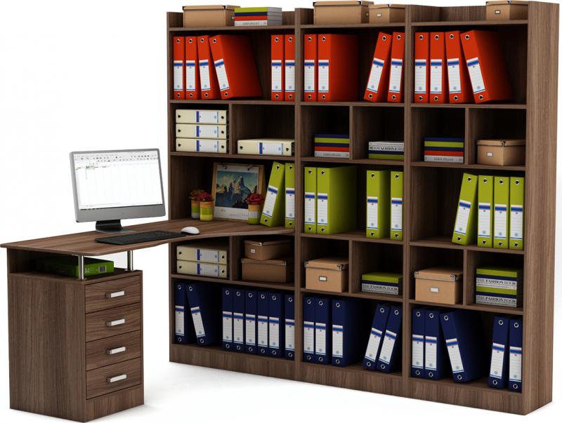 Стол-стеллаж Маунт-1866 вариант 5