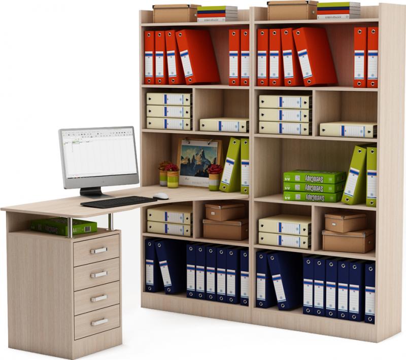 Стол-стеллаж Маунт-188 вариант 1