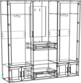 Прихожая Арнем-3 вариант 2