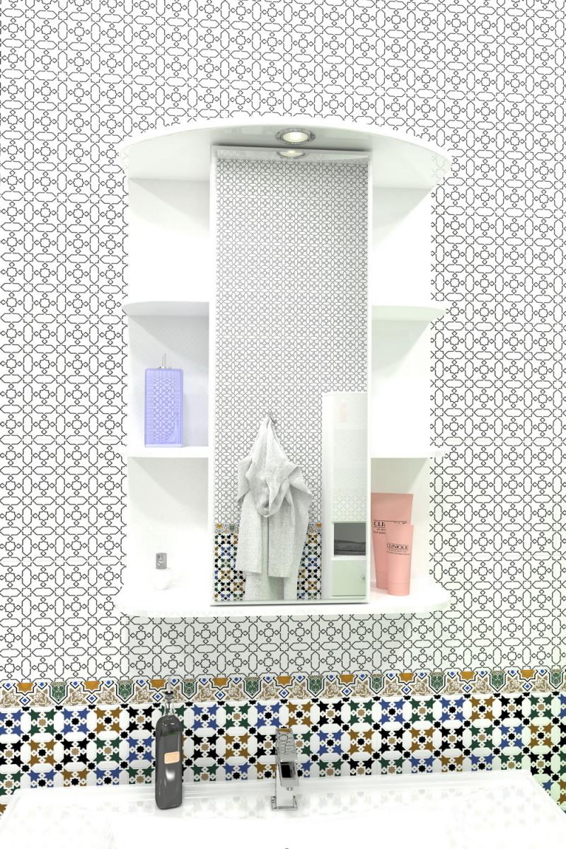 Шкафчик для ванной Лайн-1 вариант 2