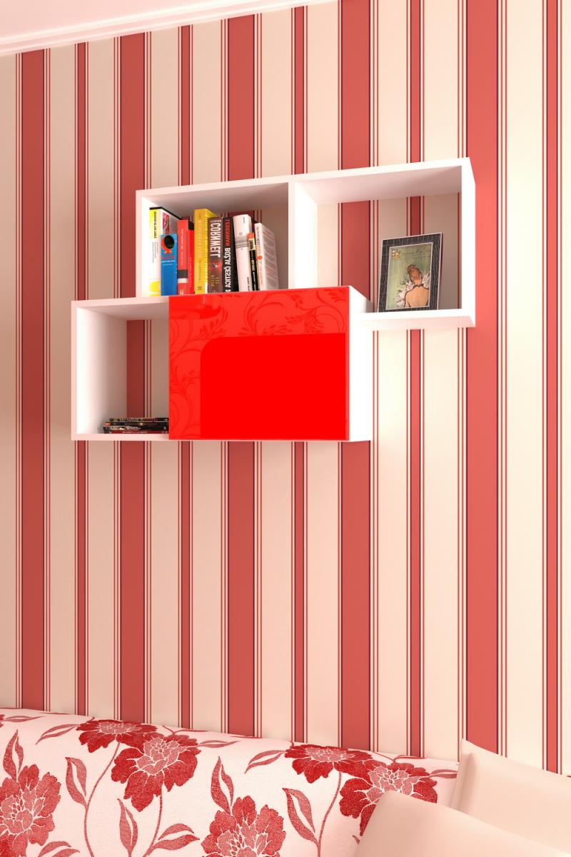 Полка для книг Лайн-8 вариант 2