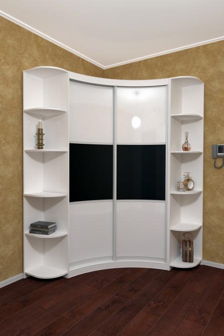 Радиусный шкаф-купе Лайн-20 вариант 1