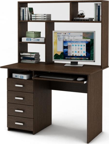 Письменный стол Нео-4К с надстройкой вариант 2