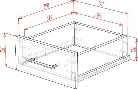 Комод Омега-2 вариант 3