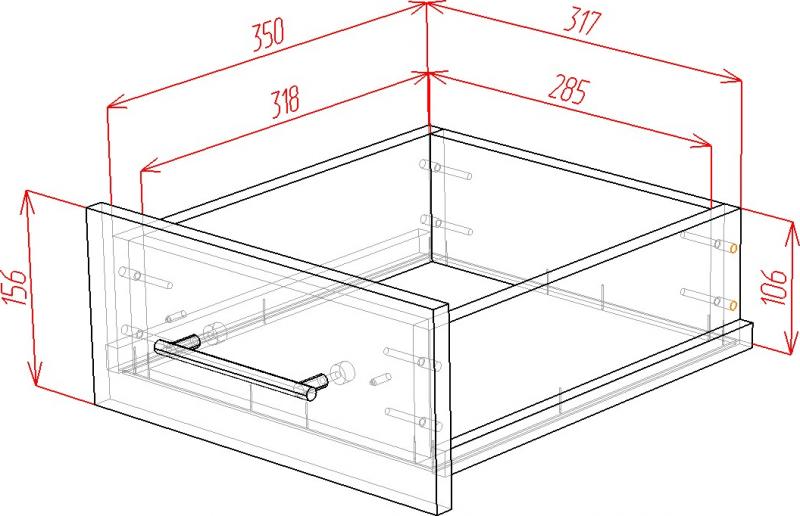 Комод Омега-2 вариант 4