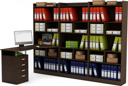 Стол-стеллаж Маунт-1888 вариант 3