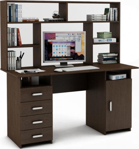 Письменный стол Нео-8 с надстройкой вариант 2