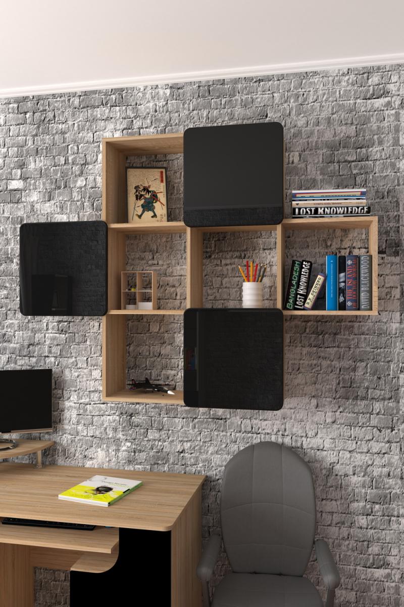 Полка для книг Лайн-4 вариант 5