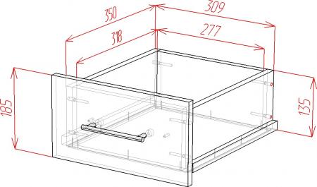 Комод Омега-5 вариант 3