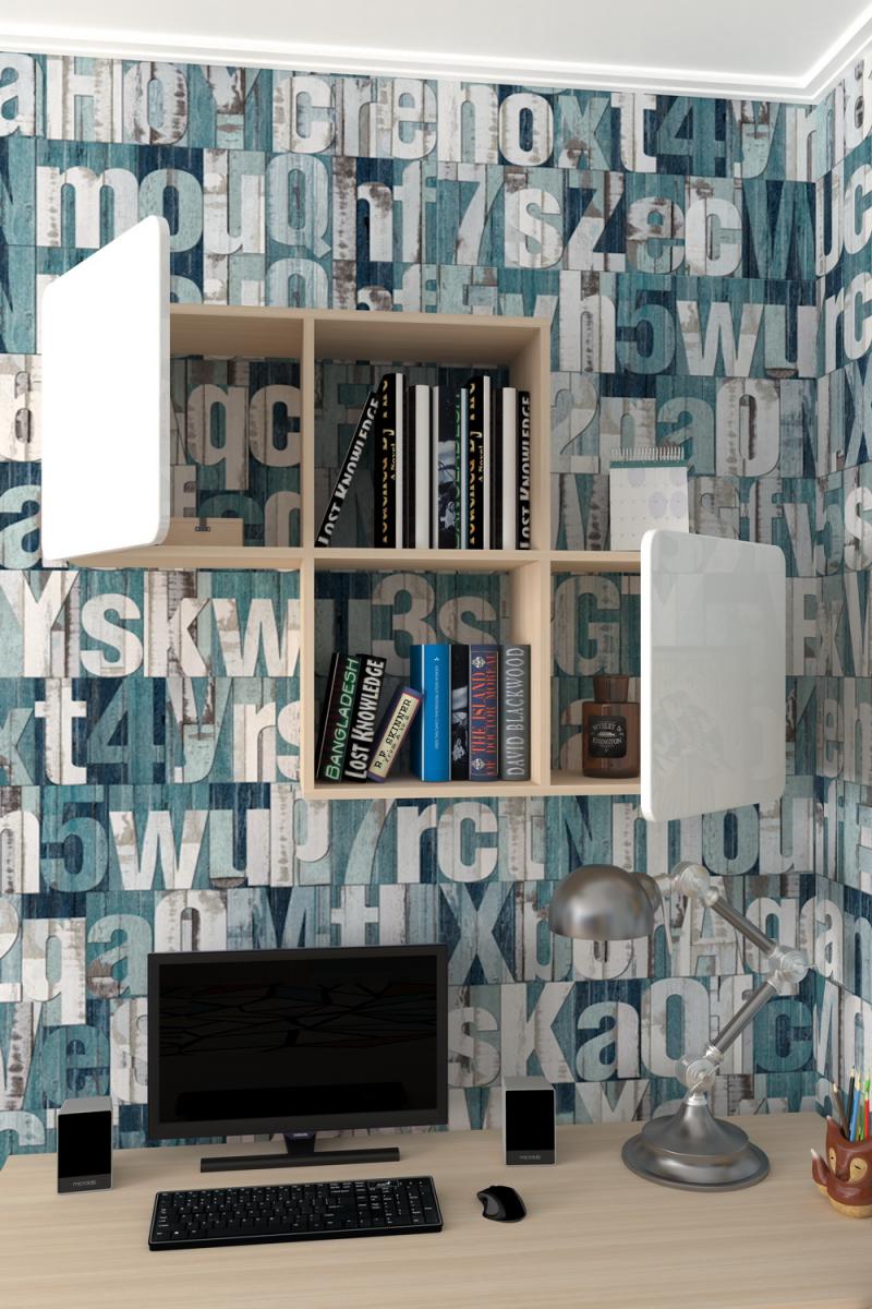 Полка для книг Лайн-2 вариант 2