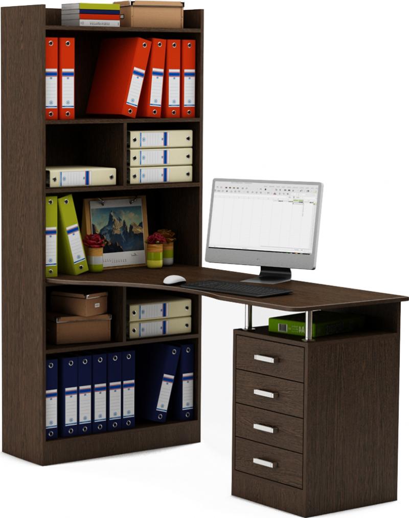 Стол-стеллаж Маунт-28 вариант 4