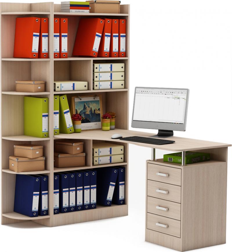 Стол-стеллаж Маунт-283 вариант 1