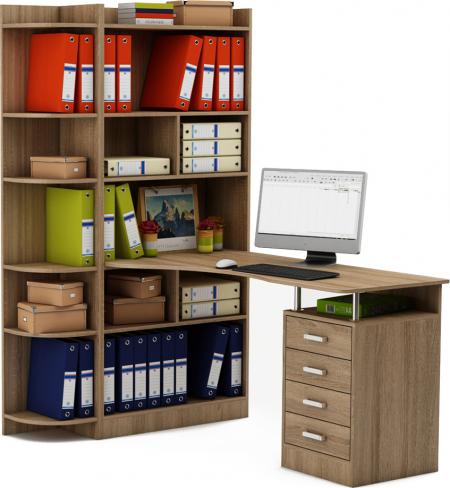 Стол-стеллаж Маунт-283 вариант 1