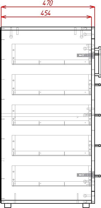 Комод Омега-12 вариант 1