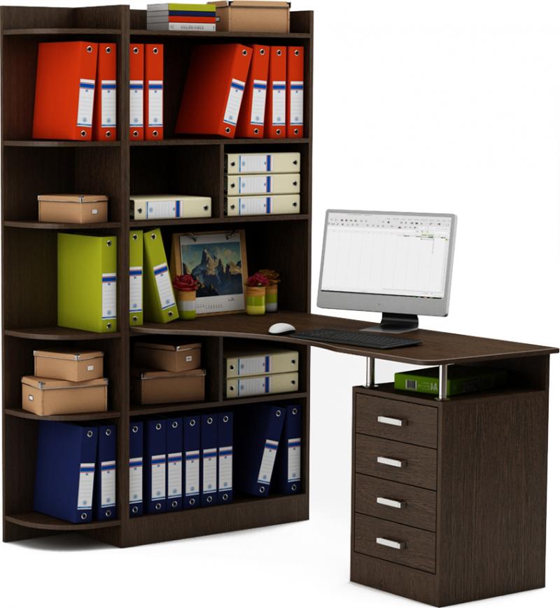 Стол-стеллаж Маунт-283 вариант 4