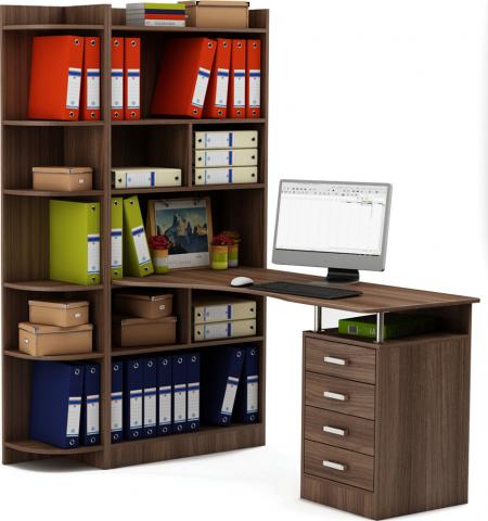 Стол-стеллаж Маунт-283 вариант 4