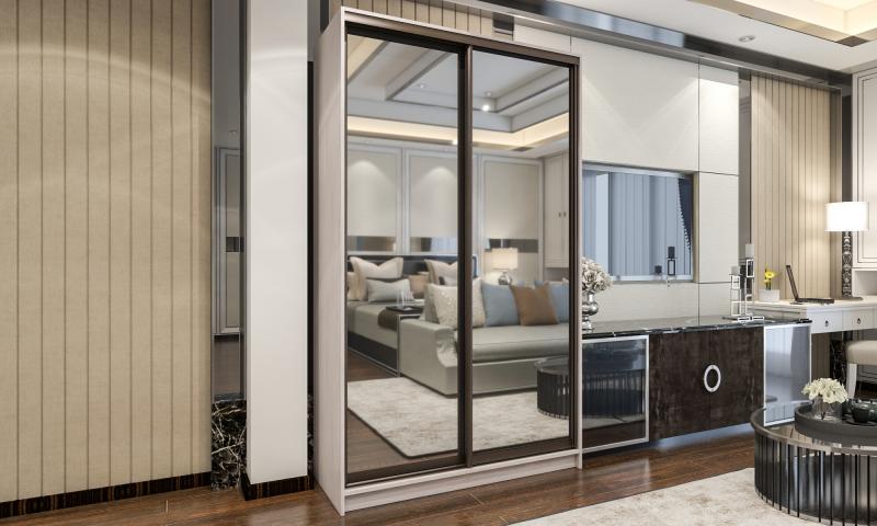 Шкаф-купе Лофт-3 вариант 1