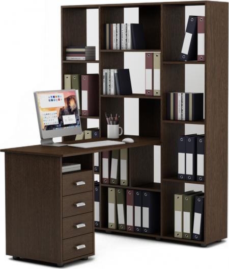 Стол-стеллаж Женева-3 вариант 1