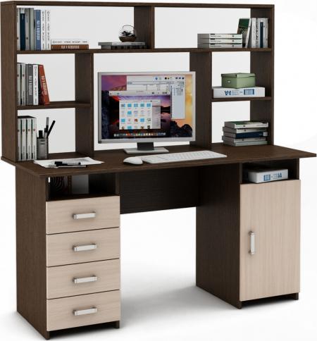 Письменный стол Нео-8 с надстройкой вариант 3