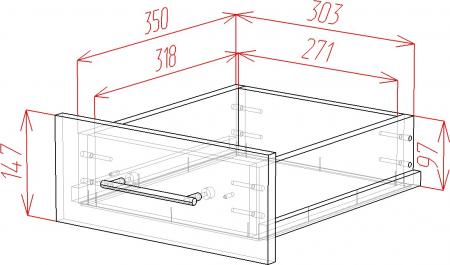 Комод Омега-6 вариант 3