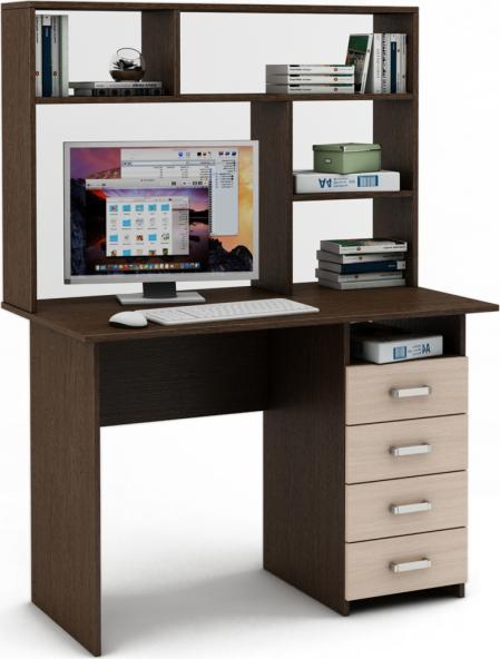 Письменный стол Нео-5 с надстройкой вариант 3