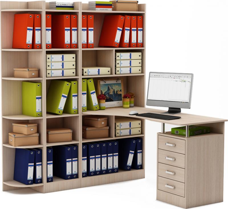 Стол-стеллаж Маунт-2843 вариант 1