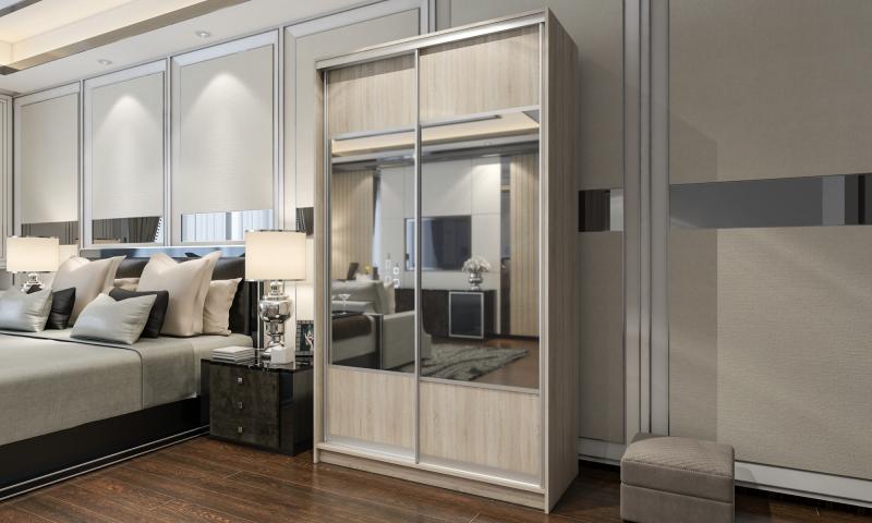 Шкаф-купе Лофт-4 вариант 1