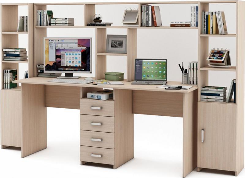 Уголок школьника Нео-11 с надстройкой вариант 1