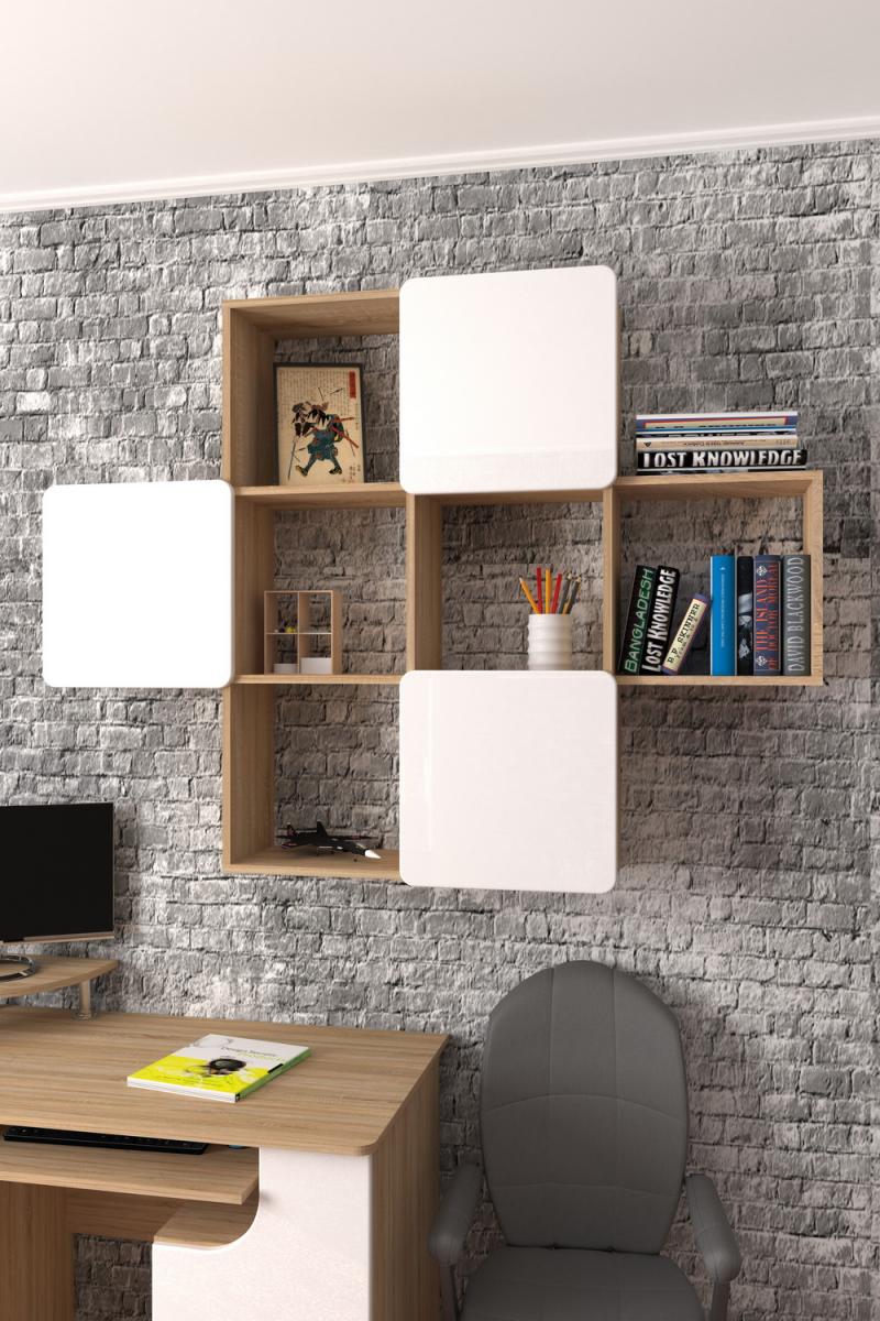 Полка для книг Лайн-4 вариант 2