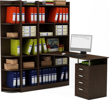 Стол-стеллаж Маунт-2843 вариант 3